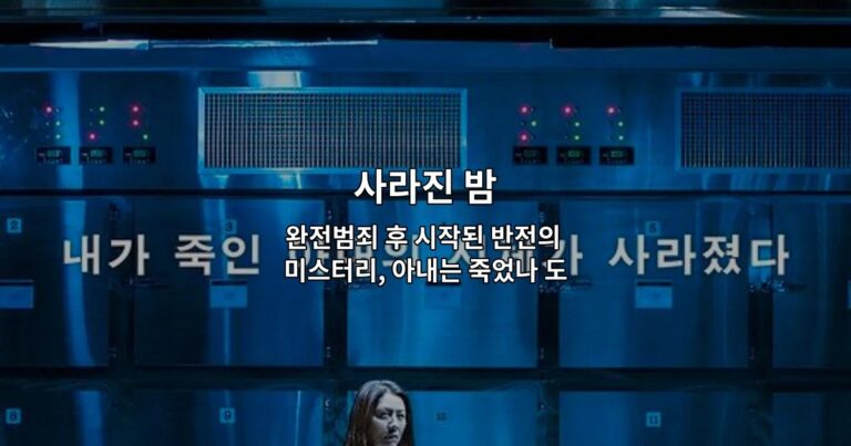 사라진 밤 – 완전범죄 후 시작된 반전의 미스터리, 아내는 죽었나 도망쳤나